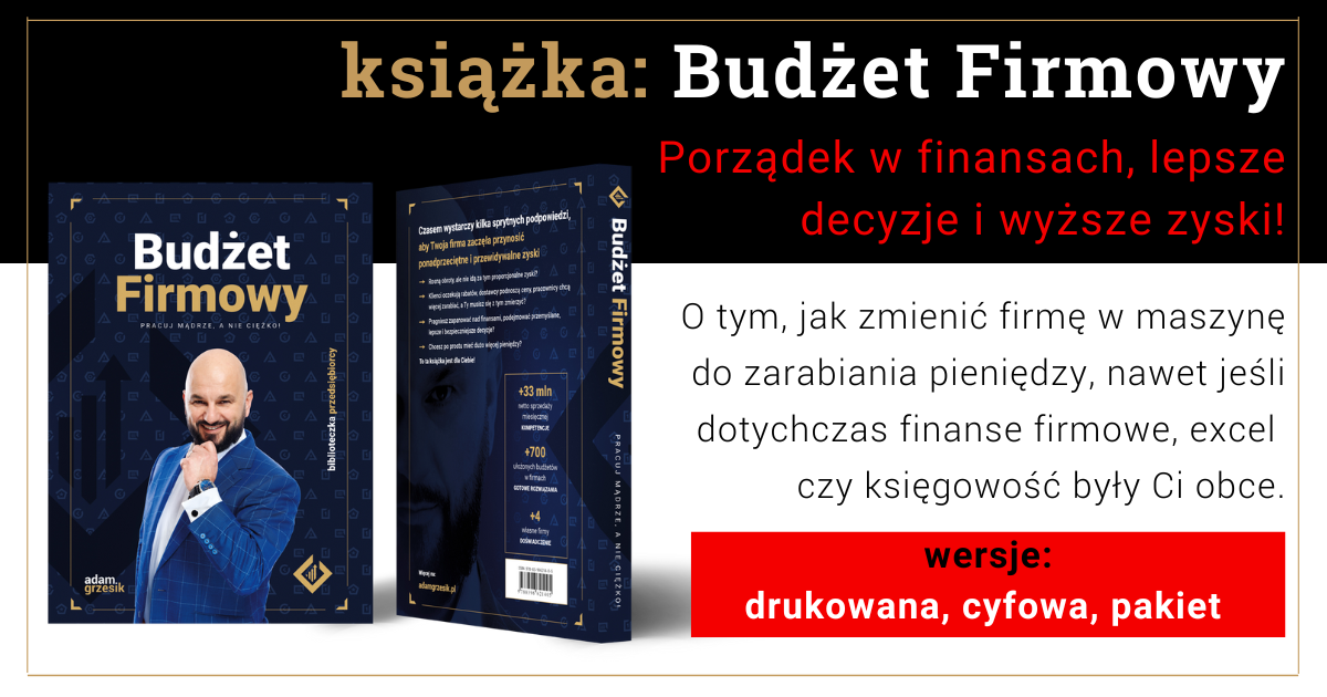Książka Budżet Firmowy